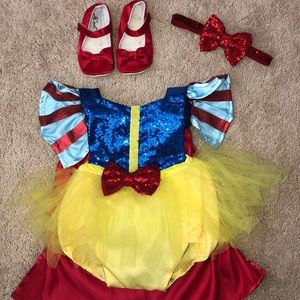 Baby Girl Custom Made Snow White Costume, 18m